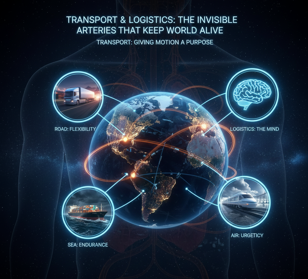 Transport & Logistics: The Invisible Arteries That Keep the World Alive gemini generated image 33agca33agca33ag